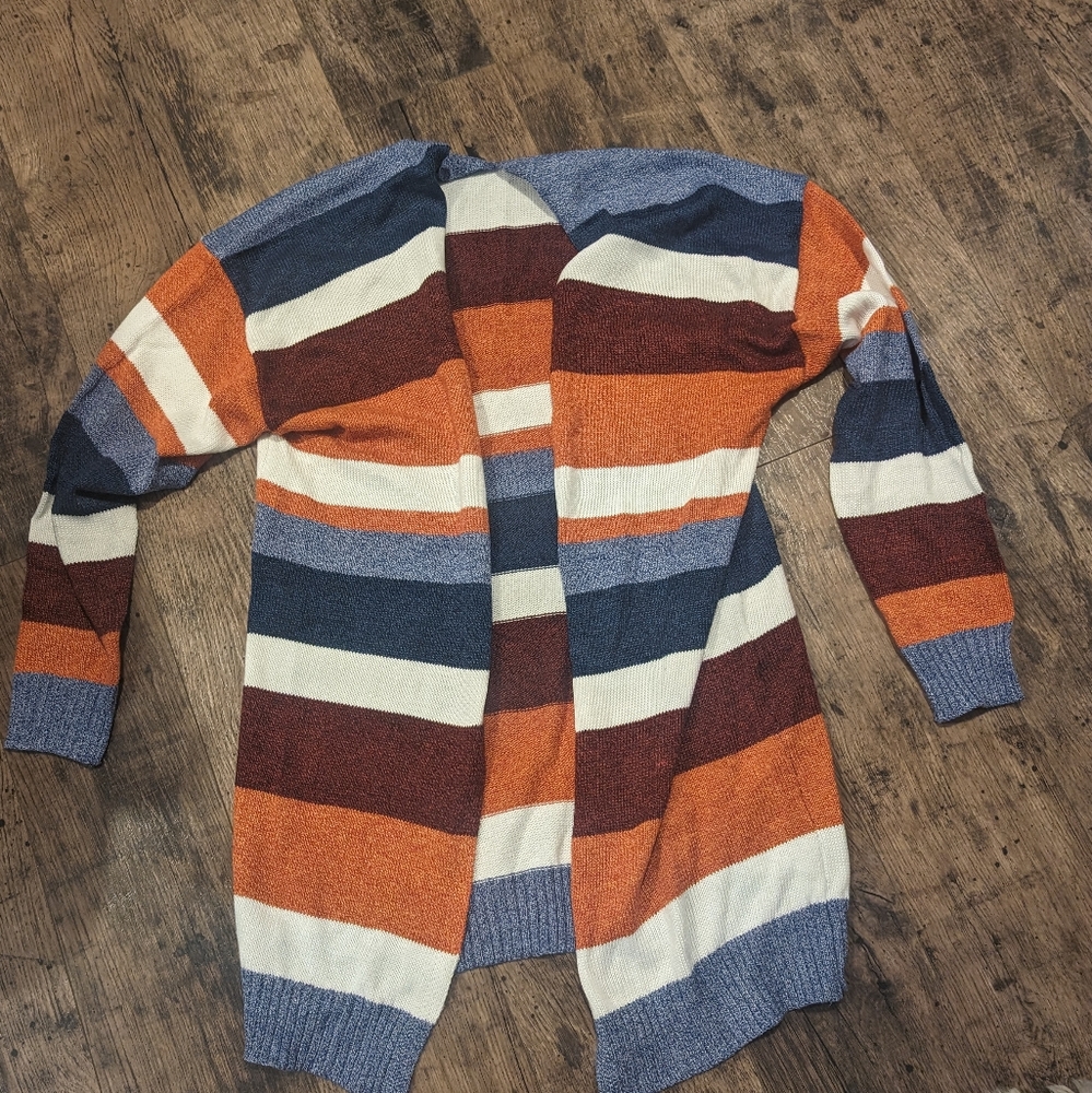 Stripped Cardigan